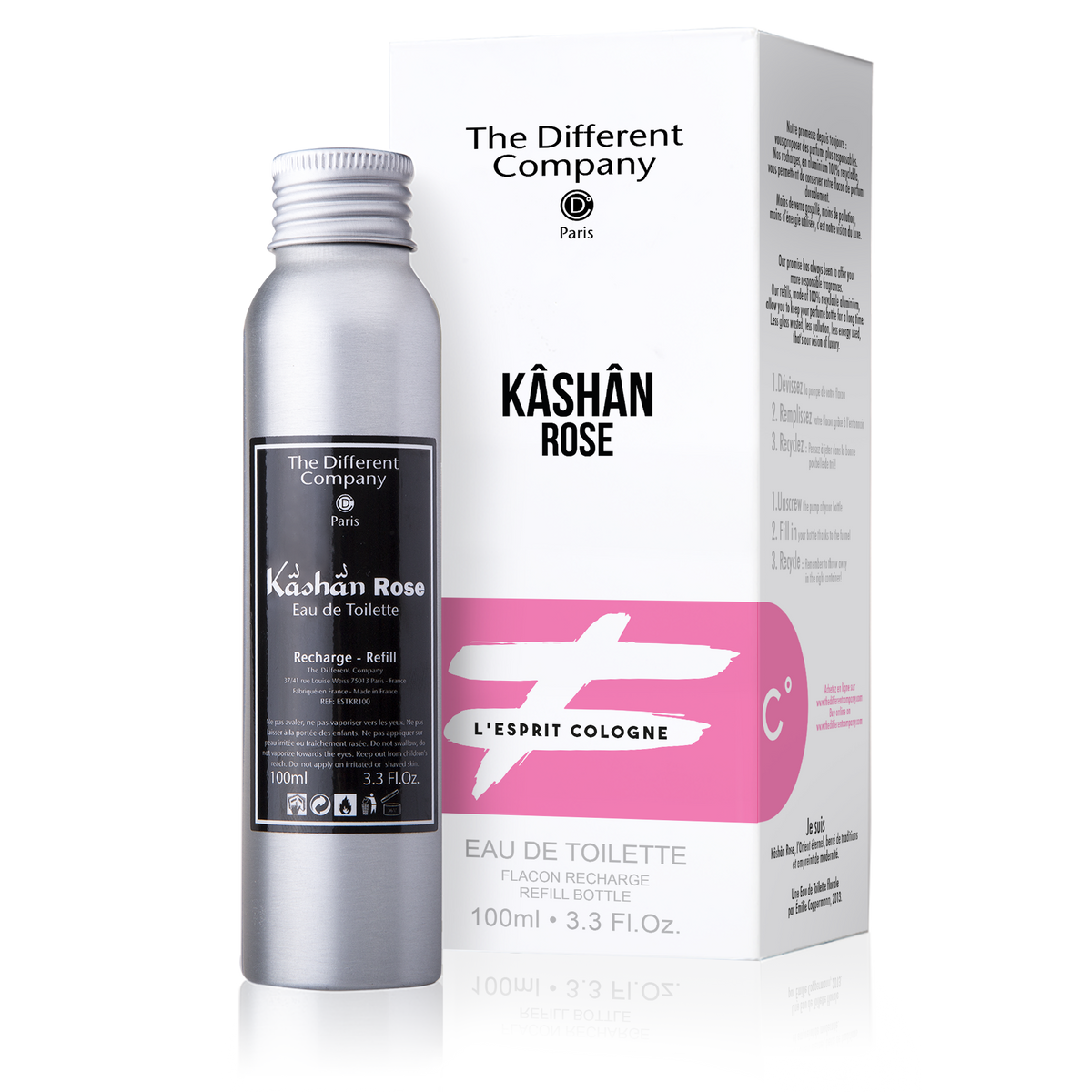 Kashan Rose, 100ml refillable – The Different Company