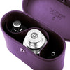 Travel Set Cuir Mauve